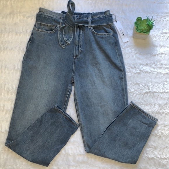 JOE’S The Brinkley high rise paperbag boho belted jeans NWT - Picture 3 of 7
